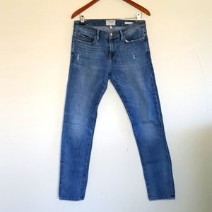 FRAME Denim L'Homme Skinny in Beaudry Wash Jeans Size 30